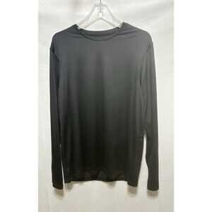 Outdoor Voices Mens M Black CloudKit All Day Long Sleeve Tee Shirt Lightweight‎